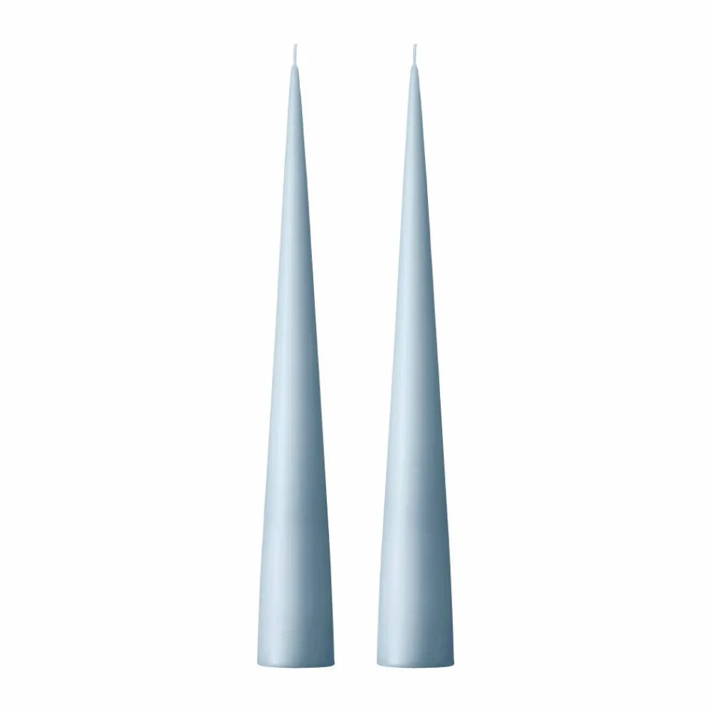 ester & erik konljus 37 cm 2-pack matt Dusty blue 83