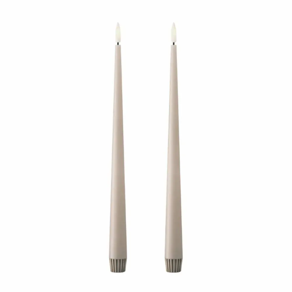 Best ester & erik kronljus LED 2-pack 22 Linen Grey 30 cm