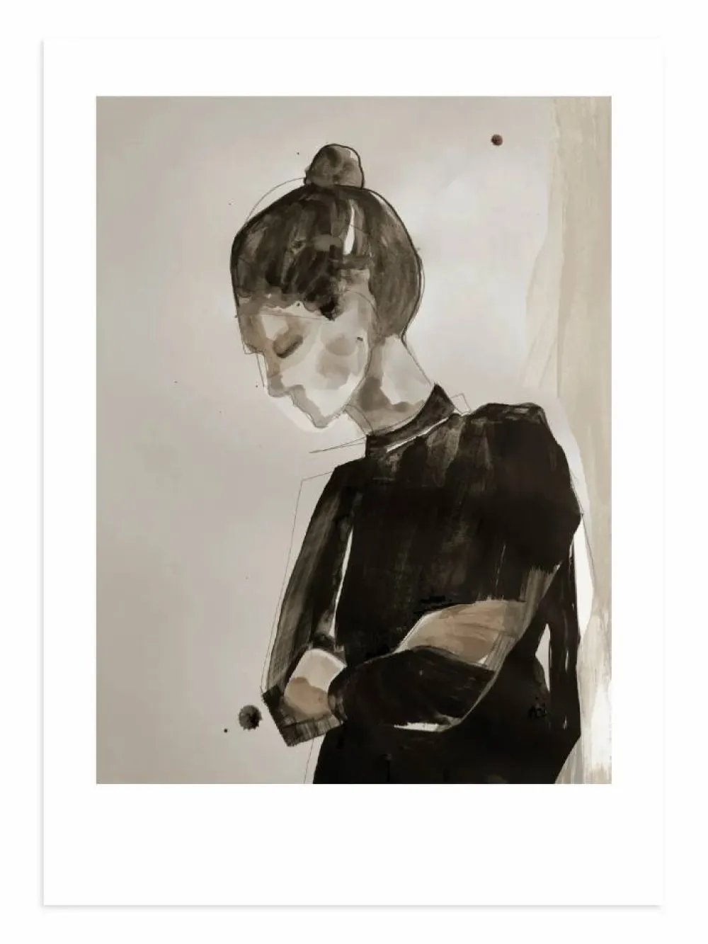 Outlet Anna Bülow Falling object poster 50x70 cm