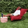 Hot Fatboy original outdoor sittsäck Sunbrella dark ocean