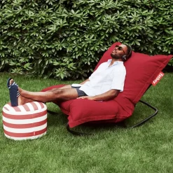 Hot Fatboy original outdoor sittsäck Sunbrella dark ocean