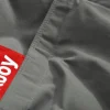 Sale Fatboy the original puffer sittsäck Canvas recycled charcoal grey 180x140 cm