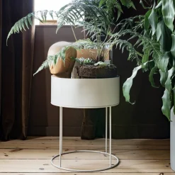 Ferm Living plant box rund Cashmere