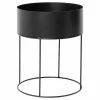 Outlet Ferm Living plant box rund svart