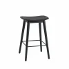 Muuto Fiber counter stool barpall 65 cm Black-anthratice black