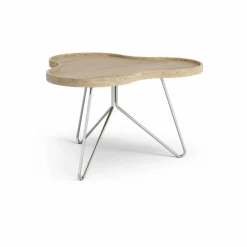 Sale Swedese Flower mono bord 62x66 cm H39cm-ek natur-krom