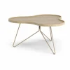 Sale Swedese Flower mono bord 84x90 cm H45 Ek naturlack-nutmeg RAL1019