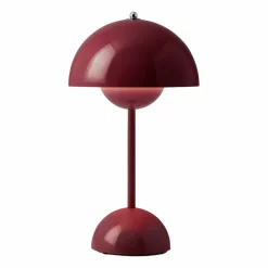 &Tradition Flowerpot portabel bordslampa VP9 Dark plum