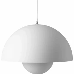 New &Tradition Flowerpot VP2 pendel stor matt vit