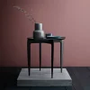 New Fritz Hansen Foldable Tray Table Ø 45 cm Svart