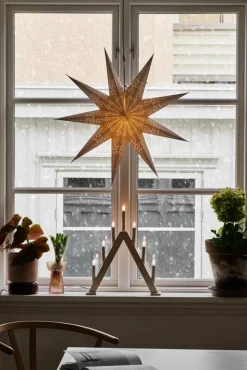 Scandi Living Folk adventsstjärna Vit Ø80 cm