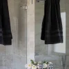 Mille Notti Fontana Handduk EKO Antracit 70x140 cm