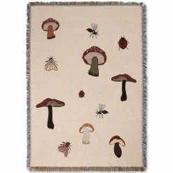 Ferm Living Forest tapestry pläd 120x170 cm Sand