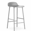Normann Copenhagen Form Chair barstol metallben grå
