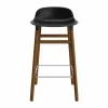 Normann Copenhagen Form Chair barstol valnötsben svart