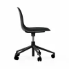 Online Normann Copenhagen Form chair swivel 5W kontorsstol svart svart aluminium hjul