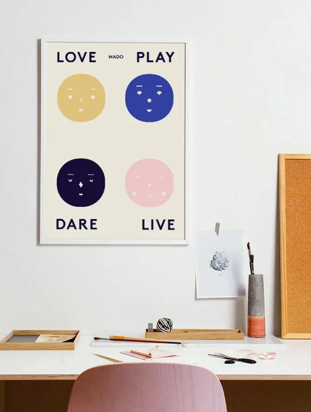 Barn Paper Collective Four Feelings poster 50x70 cm