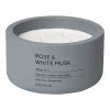 blomus Fraga doftljus 25 timmar Rose & White Musk-Flintstone