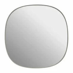 Clearance Muuto Framed spegel Grey-clear 40x40 cm