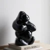 Kosta Boda Gabba Gabba Hey skulptur 305 mm Svart