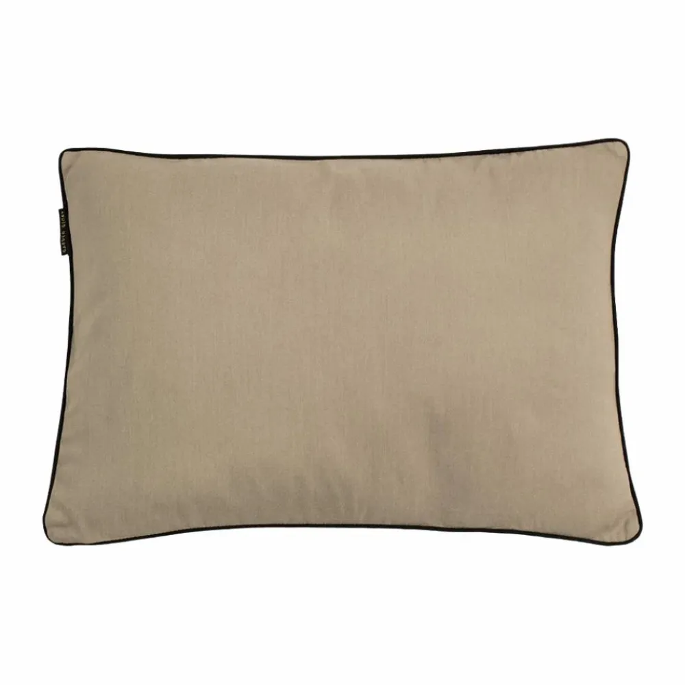 Garden Glory kudde Beige med svart kant 50x70 cm