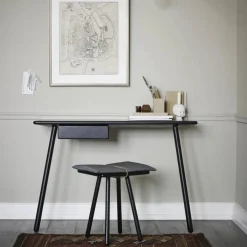 Best Fritz Hansen Georg pall Svartlackerad ek