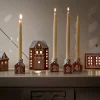 Kähler Gingerbread adventsljusstake 4 delar Brun