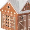 Kähler Gingerbread ljushus Christmas barn 11 5 cm