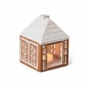 Kähler Gingerbread ljushus liten 11 cm Brun