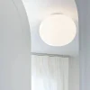 Clearance Flos Glo-Ball C1 vägg- och taklampa Vit