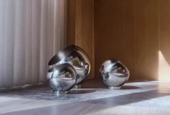 Outlet AYTM Globe blomkruka Ø30 cm Silver