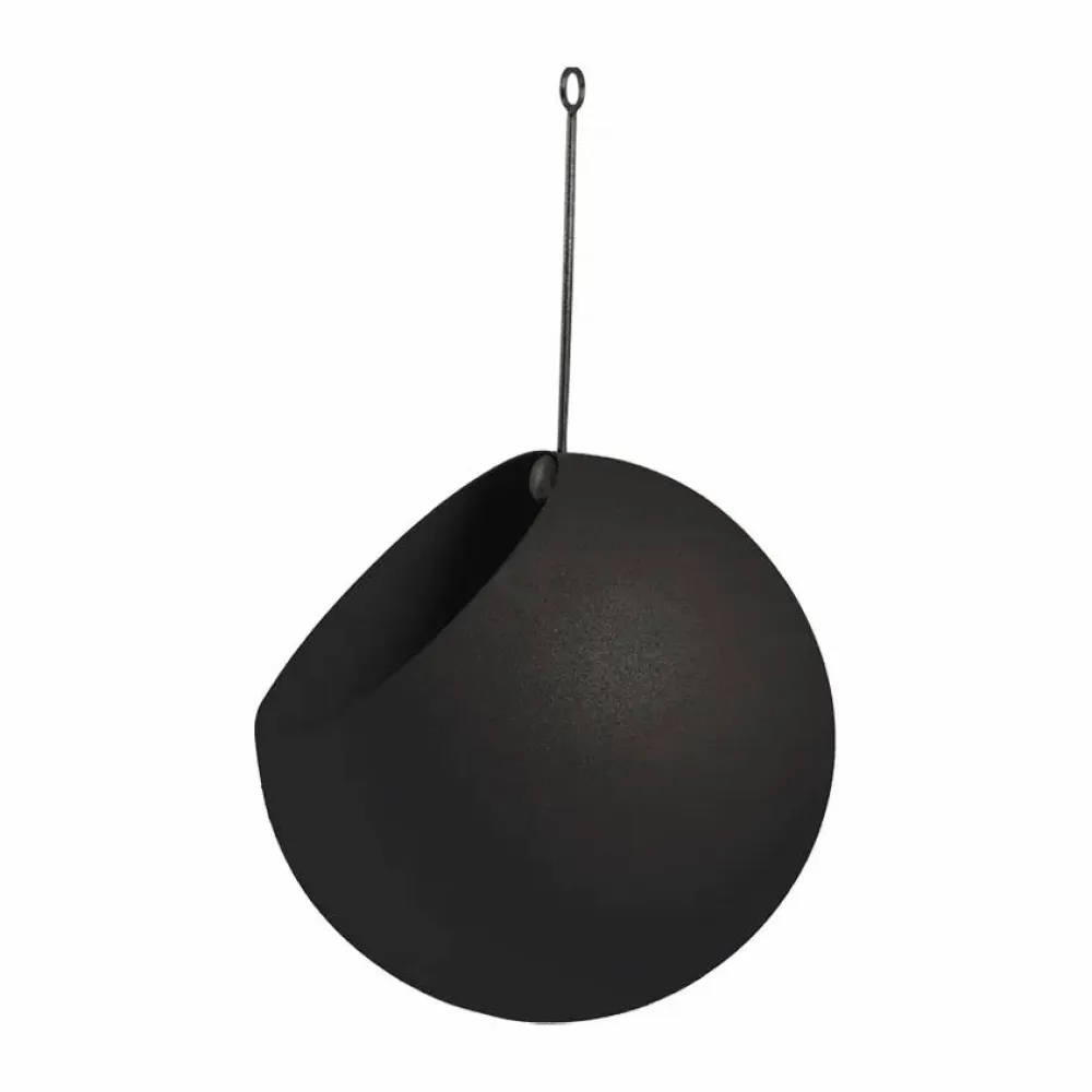 Best AYTM GLOBE hängande kruka Ø17 cm h28 cm Black