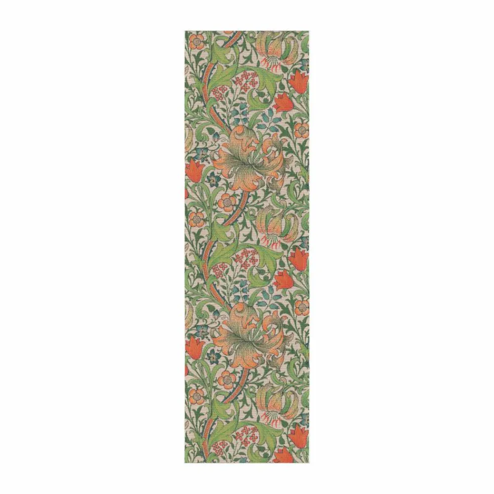 New Ekelund Linneväveri Golden Lily bordslöpare 35x120 cm Multi