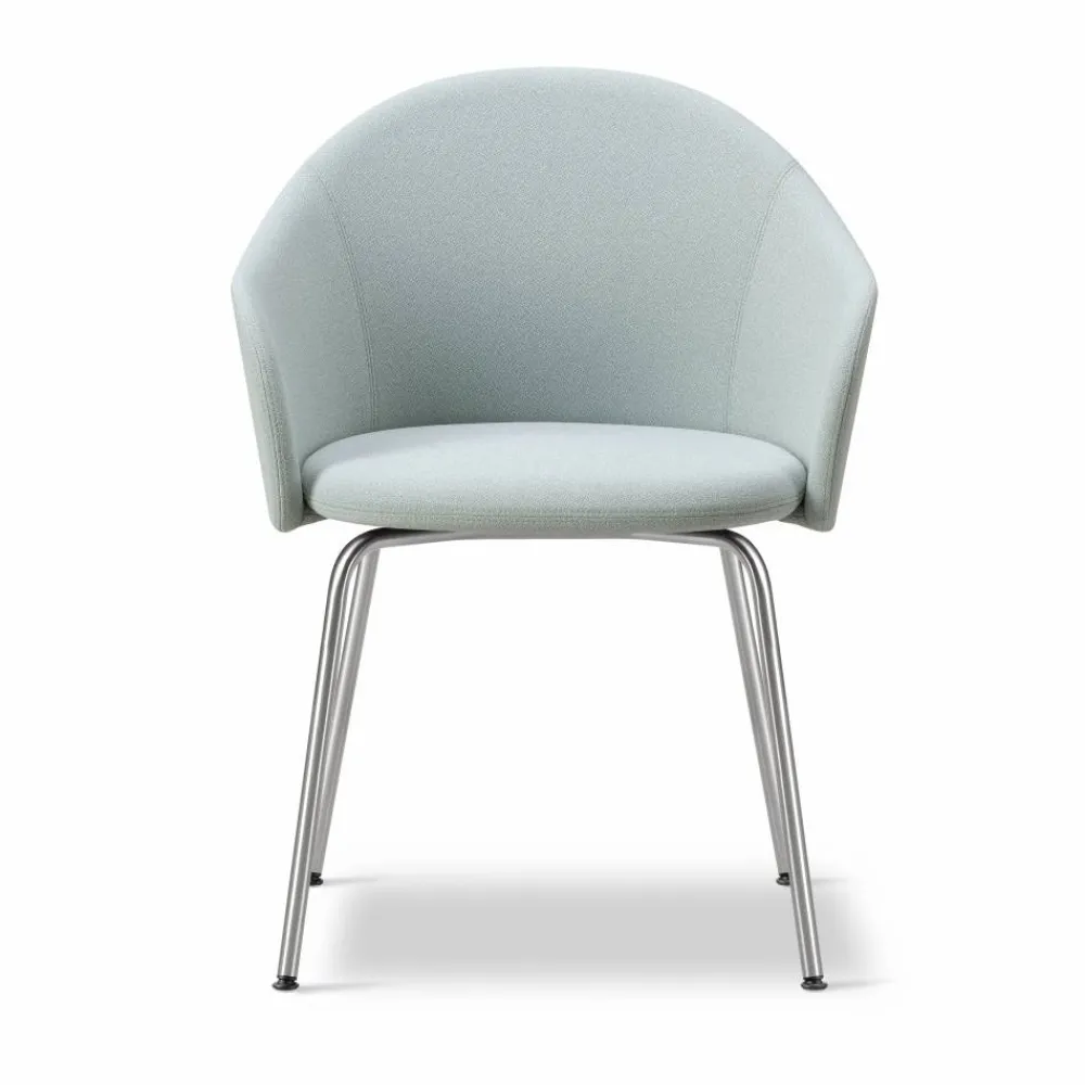 Fredericia Furniture Gomo Armchair karmstol tube base Mylla 811-rostfritt stål