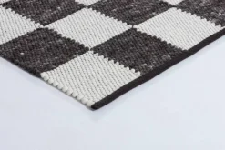 Tisca Gotland Design matta Special Edition Anthracite-white nr. 2428 90x180 cm