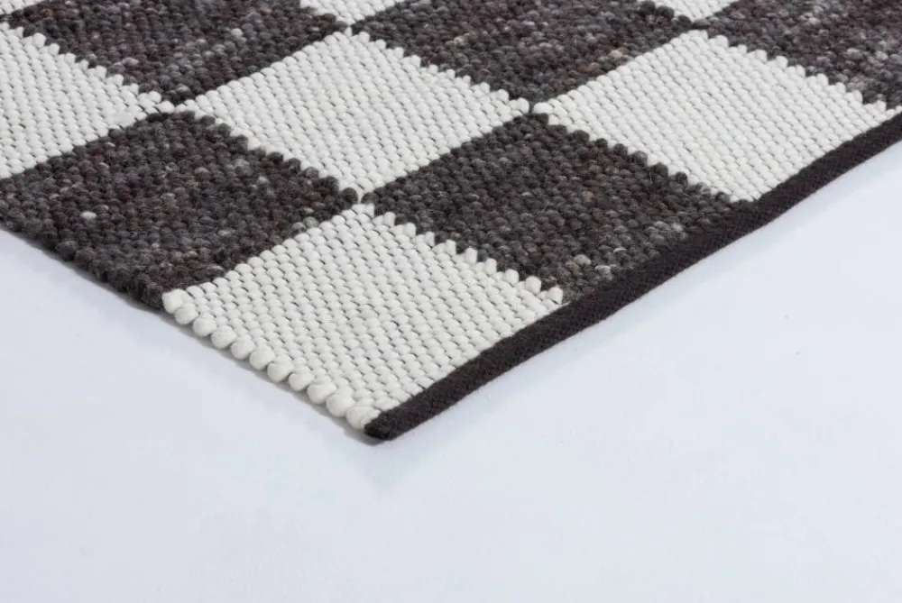Tisca Gotland Design matta Special Edition Anthracite-white nr. 2428 170x240 cm