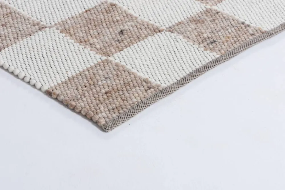 New Tisca Gotland Design matta Special Edition Light brown-white nr. 2412 90x180 cm