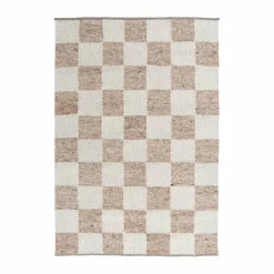 Hot Tisca Gotland Design matta Special Edition Light brown-white nr. 2412 200x200 cm