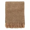 Hot Klippan Yllefabrik Gotland ullpläd 130x200 cm Beige
