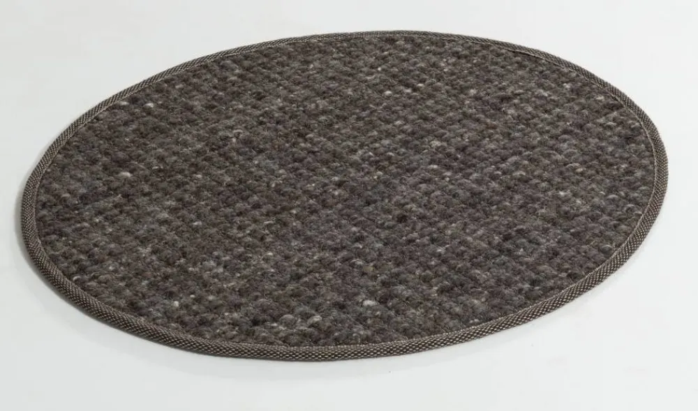 Best Tisca Greenland Swift round matta Anthracite nr. 83 Ø250 cm