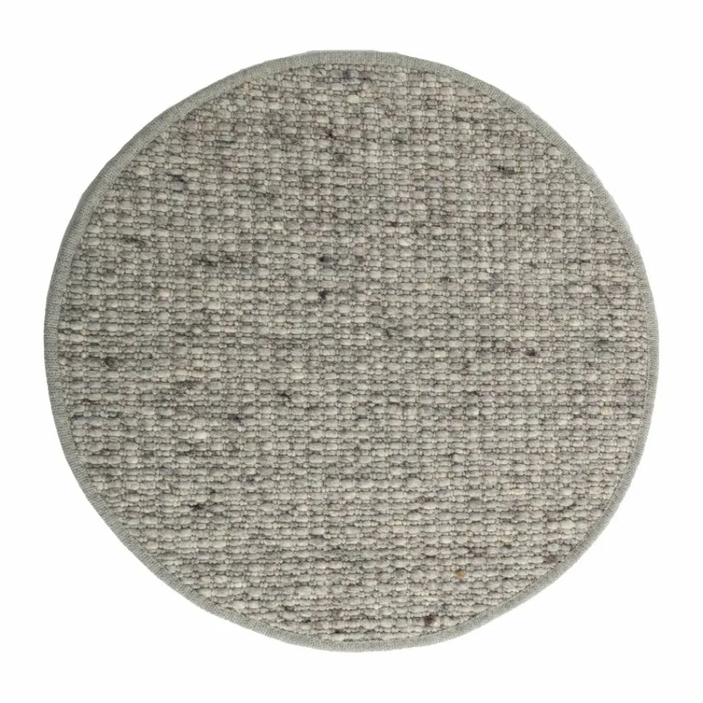 Tisca Greenland Swift round matta Silver nr. 28 Ø200 cm