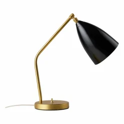 GUBI Gräshoppa bordslampa blank Black-brass
