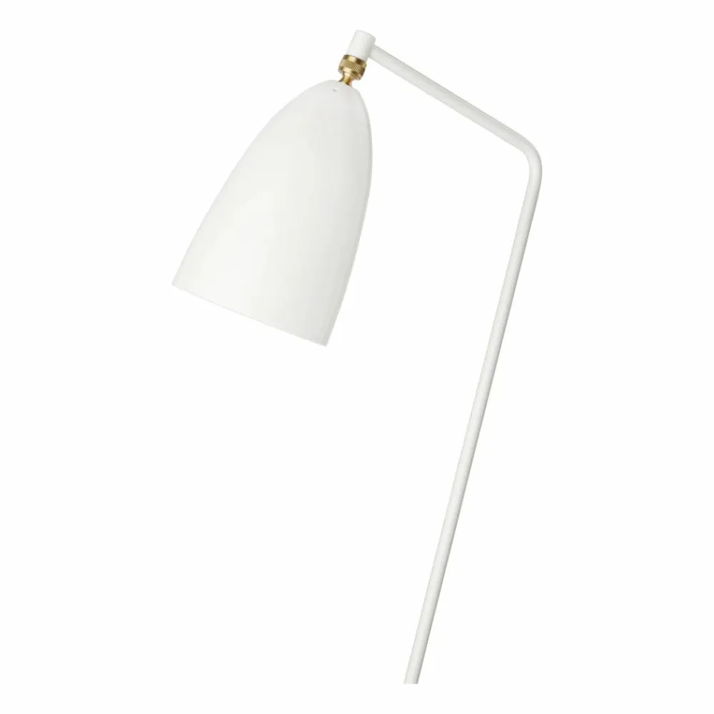 Online GUBI Gräshoppa golvlampa blank Alabaster white