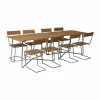 Sale Grythyttan Stålmöbler Grythyttan matgrupp 2st B25A + 8st Stol 1 teak