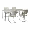Best Grythyttan Stålmöbler Grythyttan matgrupp vit B31 170 cm + 4st A2