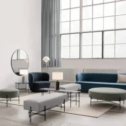 Hot GUBI spegel polished brass