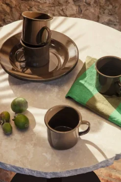 Ferm Living Hale kökshandduk 50x70 cm Olive-green