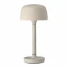 Scandi Living Halo portabel bordslampa 25 5 cm Beige