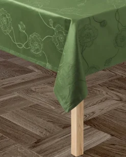 Kähler Hammershøi Poppy damastduk grön 150x270 cm