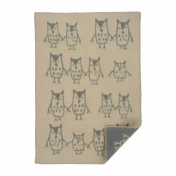 Outlet Klippan Yllefabrik Hand in hand barnfilt 65x90 cm Greige